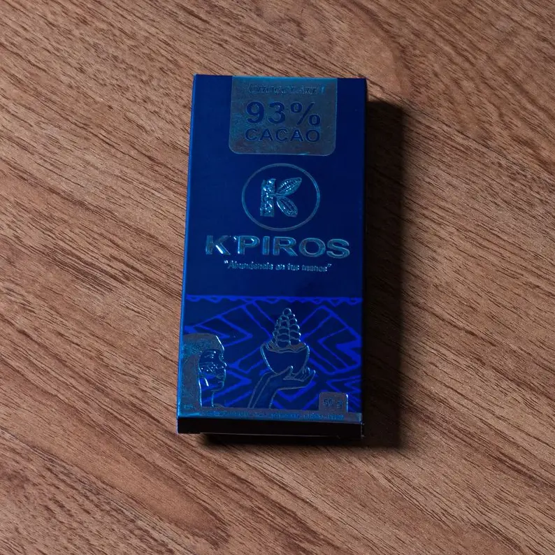 Chocolate Negro 93% Cacao Chuncho Sugar Free K´piros 50 Gr