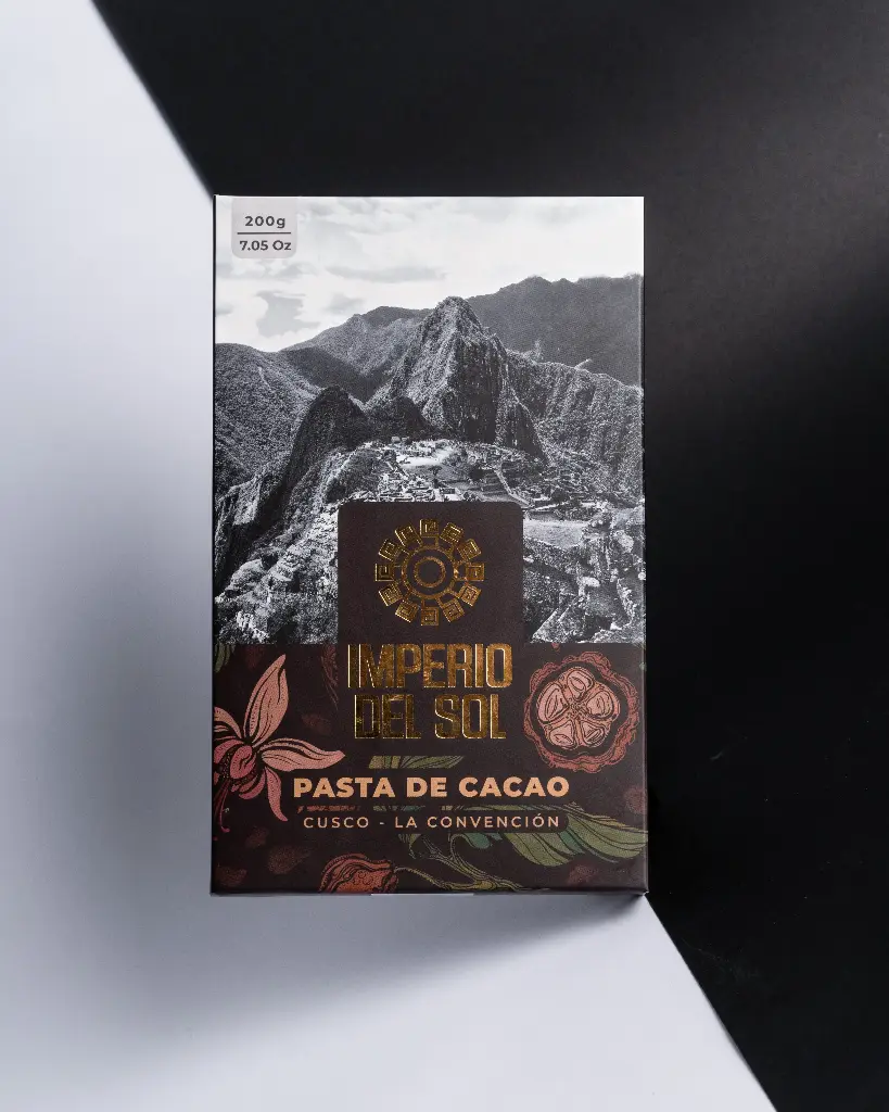 Pasta Cacao Chuncho Artesanal Imperio Del Sol 200 Gr