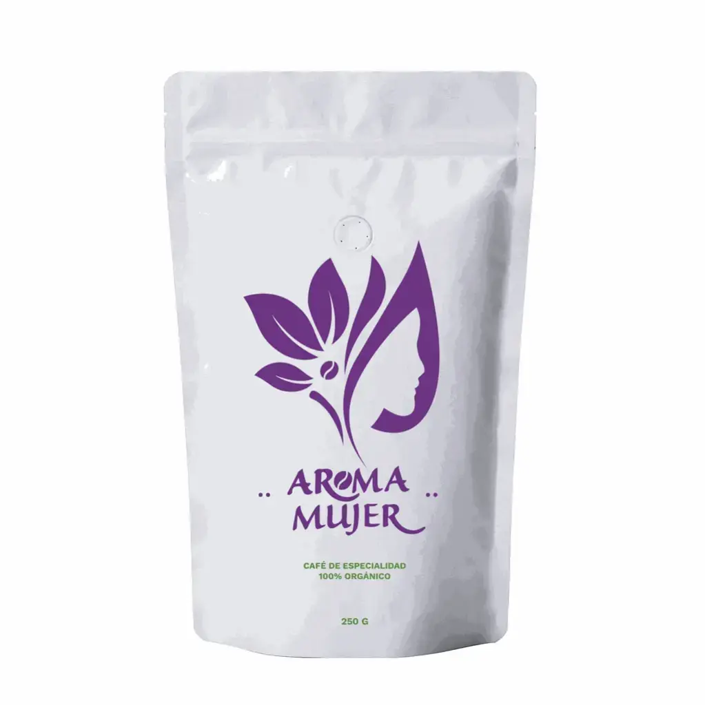 Café tostado Aroma de Mujer Variedad Geisha 100% orgánico - Puntaje Sca 85-86 - 250Gr