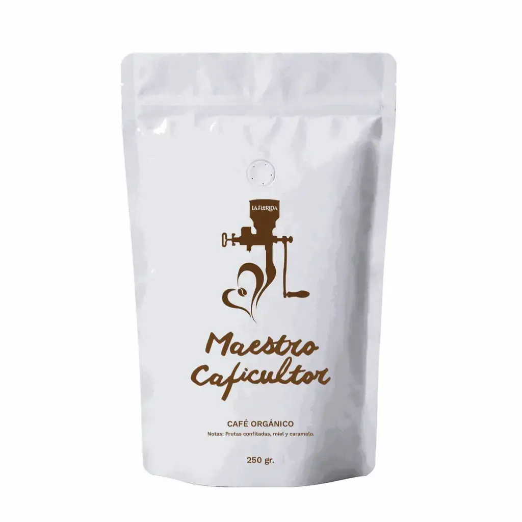 Café Tostado Maestro Caficultor Variedad Honey 100% Orgánico Puntaje Sca 83-84 - 250Gr