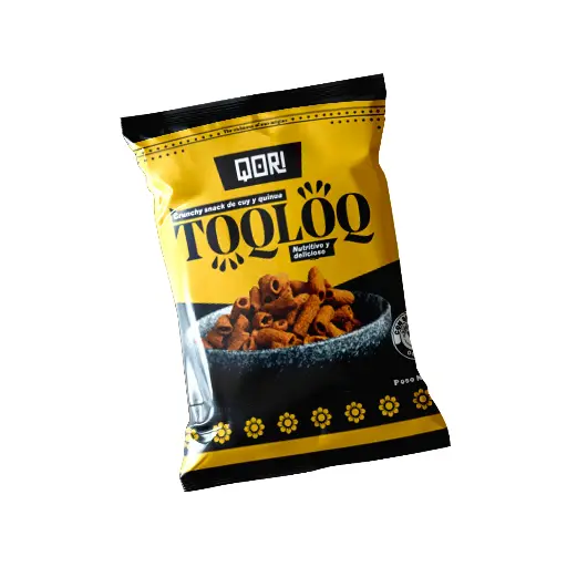 TOQLOQ Snack A Base De Quinua y Consomé De Cuy QORI